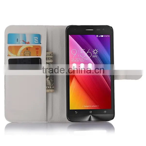 Wholesale Price Leather Wallet Flip Case For Asus Zenfone 2 Laser ZE500KL Case photo-5