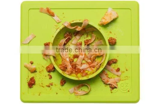 Custom Food Grade Baby Silicone Placemat Plate photo-4