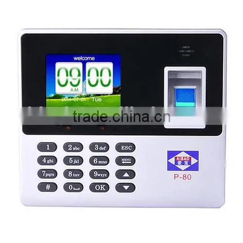 Aibao Biometric Fingerprint Time Recorder Attendance Machine/finger Screen Device Software Free photo-4