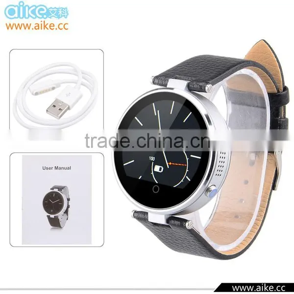 IOS & Android Bluetooth 4.0 Round Smart Watch S365 With SOS/G-sensor/Voice/Speaker for Apple Iphone 6 Plus/6 Samsung S6 Edge/S5 Quality Choice photo-4