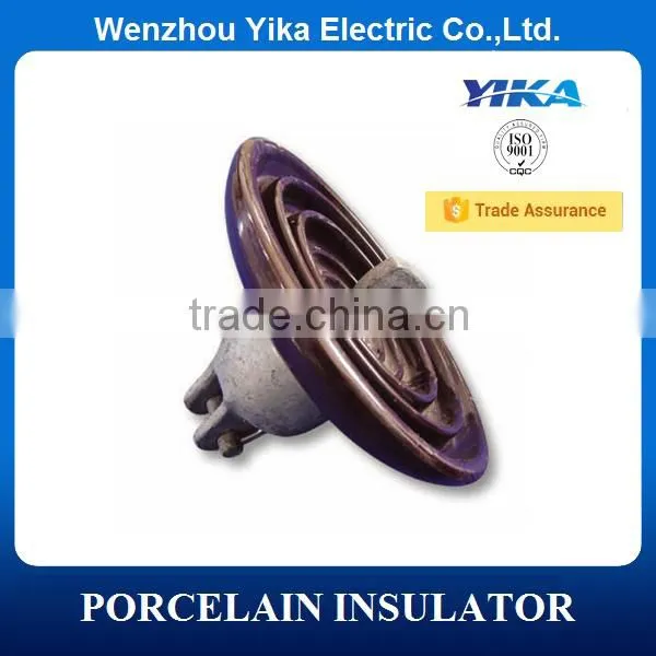 Electrical Ceramic Insulators Porcelain Disc Insulator for High Voltage Anti-fog Ceramic Porcelain Insulator