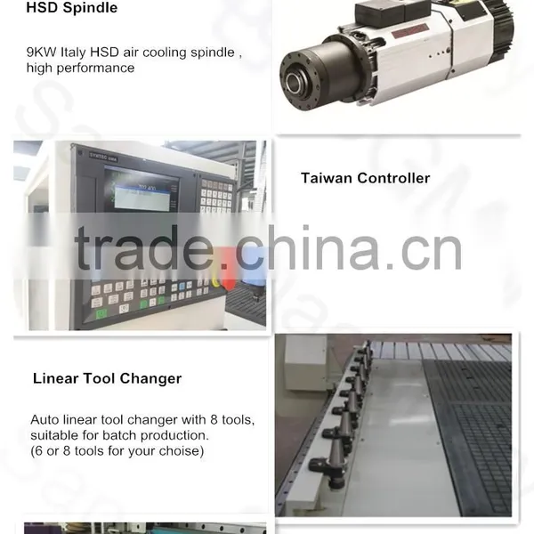 Japan YASKAWA Servo Motor Cnc Engraving Machine Wood Cnc Router photo-5