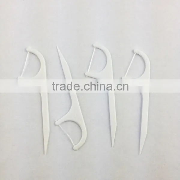 Dental floss picks plastic toothpicks