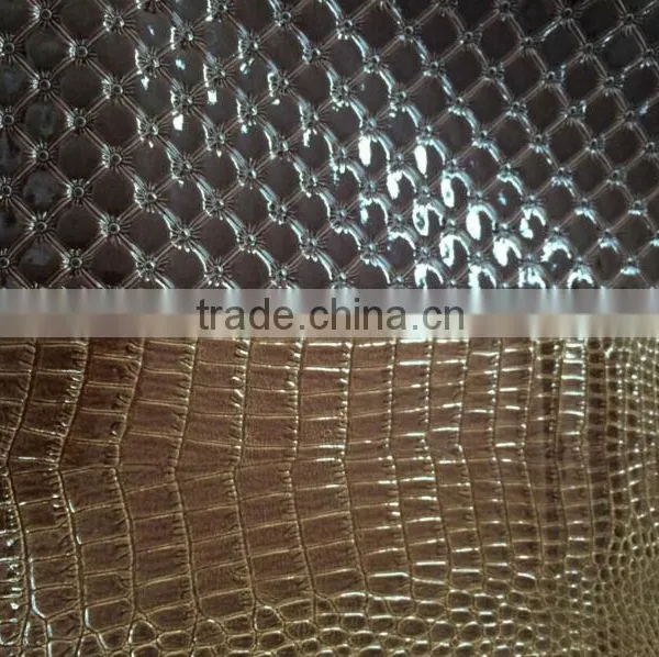 Crocodile Design Emboss PVC Synthetic Leather for Bags photo-2