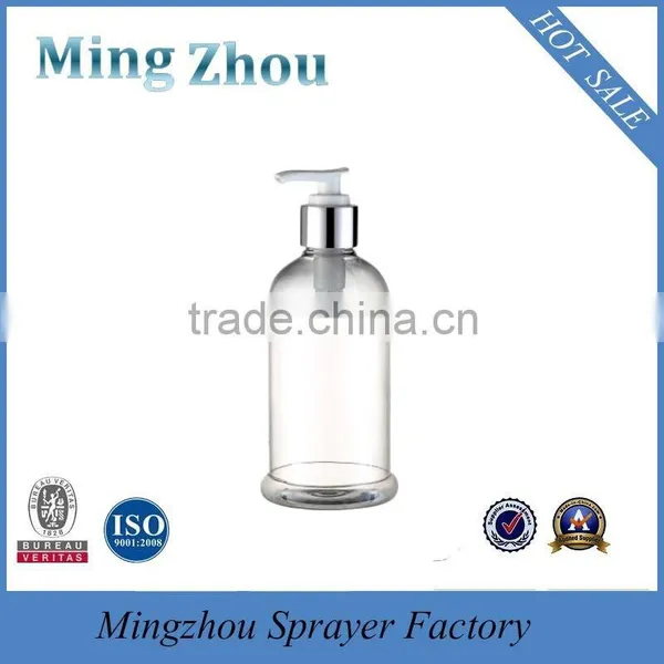 MZ-12 PET Plastic 250ml Big 28/410 Lotion Pump Bottle photo-2