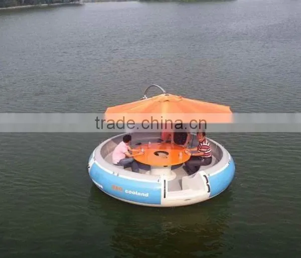 Leisure Boat Fiberglass Bbq Dount Boat Barbecue Boat for Sale