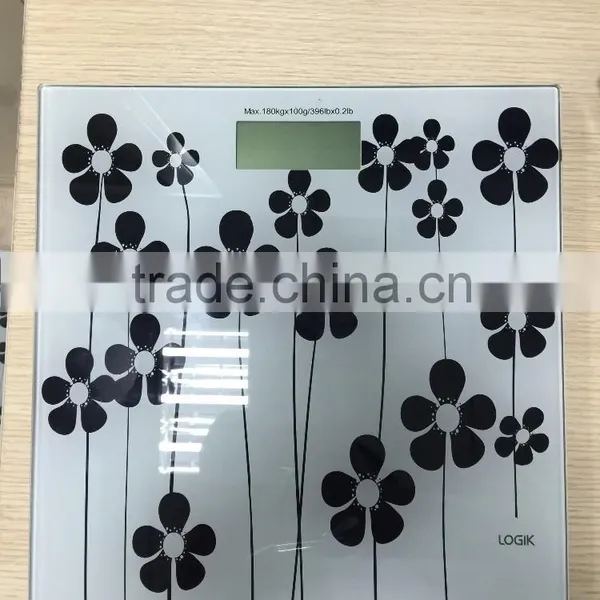 Super Slim Digital Body Weighing Glass Scale for Household Bathroom Scale Electronic Scale photo-2