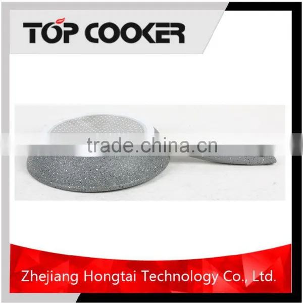 Forged Aluminum Grey Stone Cookware Pan photo-3