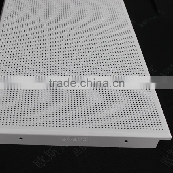 Ousilong Acoustic 600x1200mm Perforated Clip in False Aluminum Ceiling Tiles photo-4