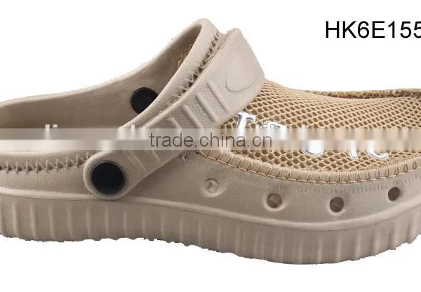2016 Simple Comfortable Mesh Upper Men Non Slip Clogs Newest Garden Clogs photo-3