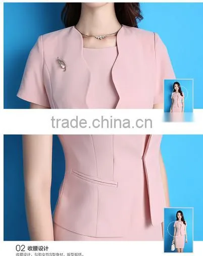 OL Work Wear Formal Blazer Set Office Business Suit Skirt Jacket photo-4