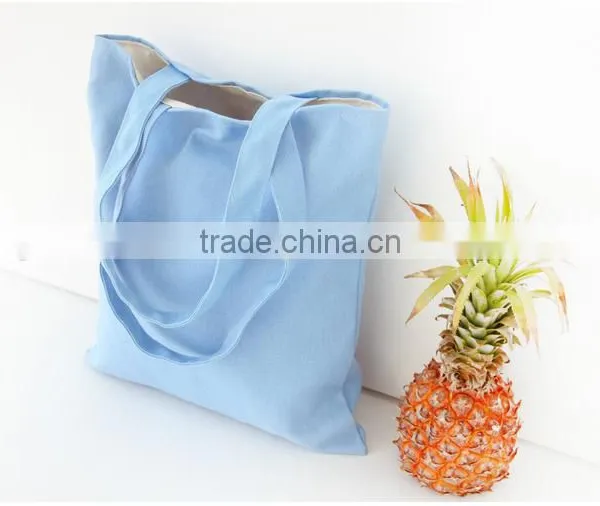 Canvas Shopping Handbag Plain ;canvas Tote Bag Plain ; Canvas Cotton Shopping Bag Solid Colour photo-5