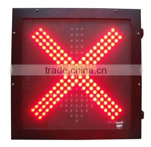 400mm LED Traffic Red Cross and Green Arrow Ight
