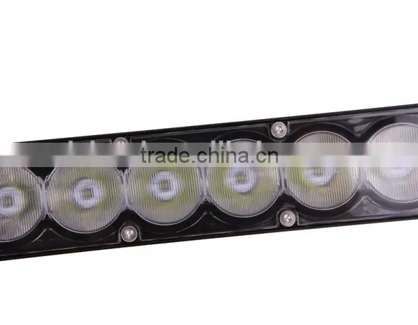 22inch Single Row off Road 100w Super Slim Led Light Bar 5w Each USA Chips Spot/flood/combo Beam Thin Light Bars photo-6