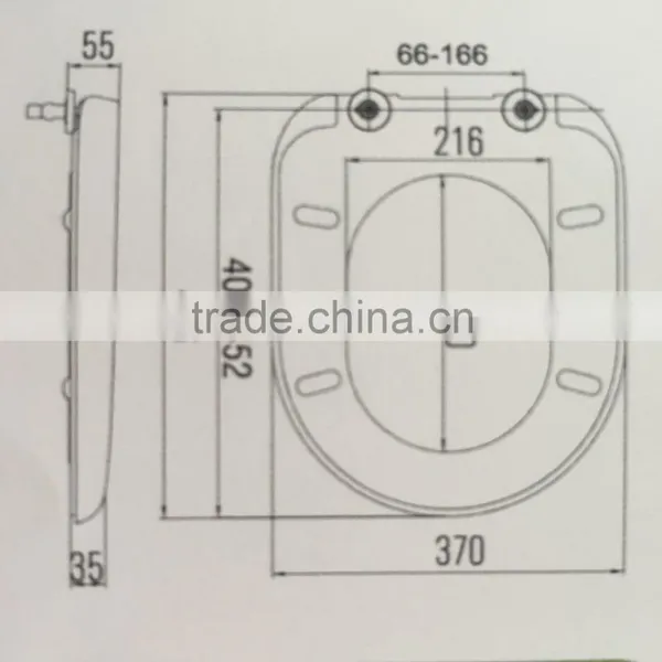 Comfortable Ceramic Urea Toilet Seat photo-4