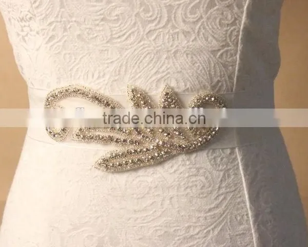 Wholesale Fancy Flower Belt and Sashes for Wedding Dress photo-3