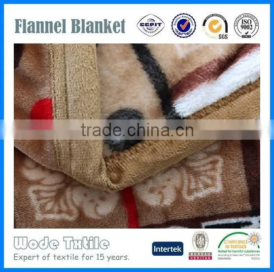 100%polyester Custom Coral Fleece and Flannel Fleece Blanket photo-3