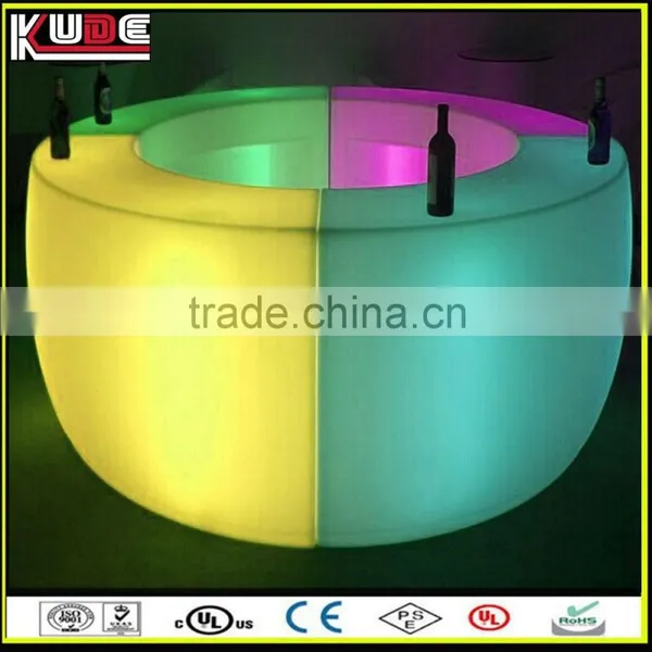 Hot Sale New Product Commercial Modern LED Bar Furniture/illuminated LED Curved Bar Counter/LED Bar Table For Club photo-6