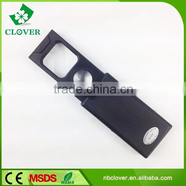 Folding 3 Led Plastic High Power Mini Magnifying Glass photo-2