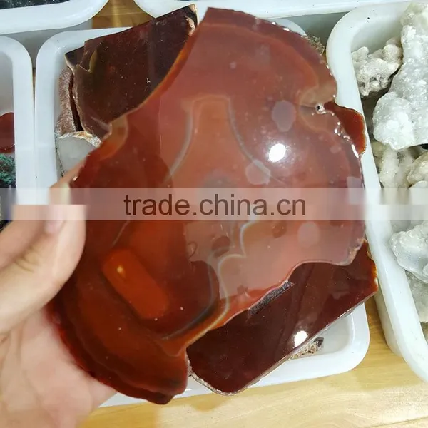100% Natural Red Agate Slices for Wholesale photo-3