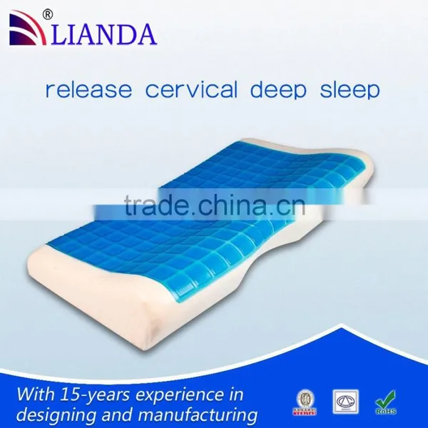 Amazon Gold Supplier Cooling Gel Pillow Memory Foam Gel Pillow photo-6