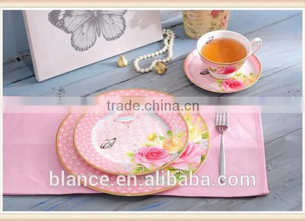 Ceramic Butterfly Tea Coffee Cup and Saucer Set photo-4
