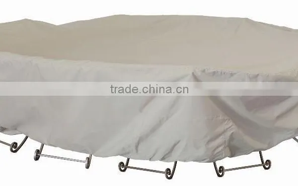 PU Backed Polyester Outdoor Home Garden Waterproof Rectangle Table Cover photo-4