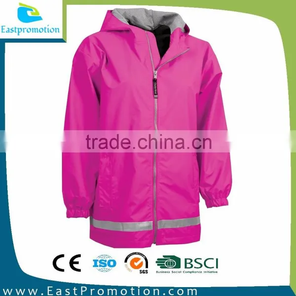 CUSTOMIZED LED HOODED WINDBREAKER LADIES DESIGN JACKET photo-2