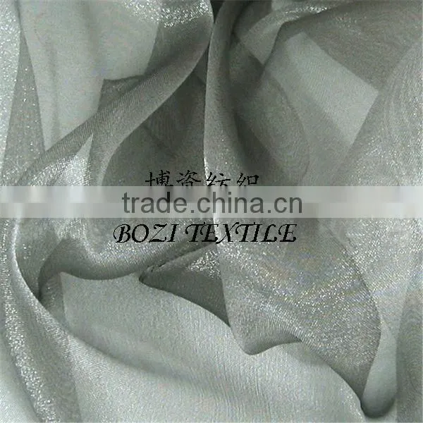 Glitter Organza Fabric for Garment Accessory