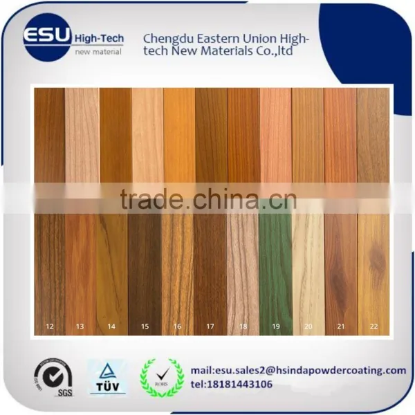 Wood Grain Effect Powder Coating for Metal Door and Window photo-2
