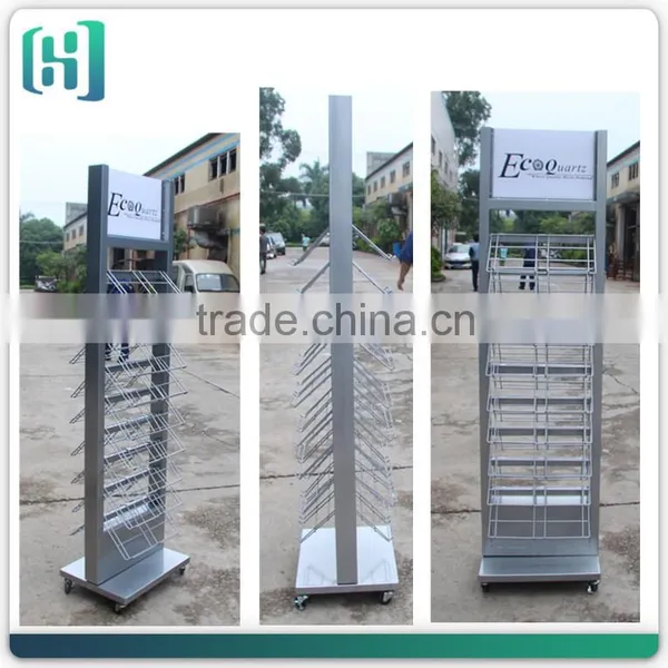 Metal Ajustable Display Stand/rack Foy Tiles for Showroom HSX-129 photo-3