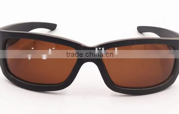 8 Bit Maple Wood Sunglasses Big 8 Curve Sport Thin Layers Eyeglasses photo-2