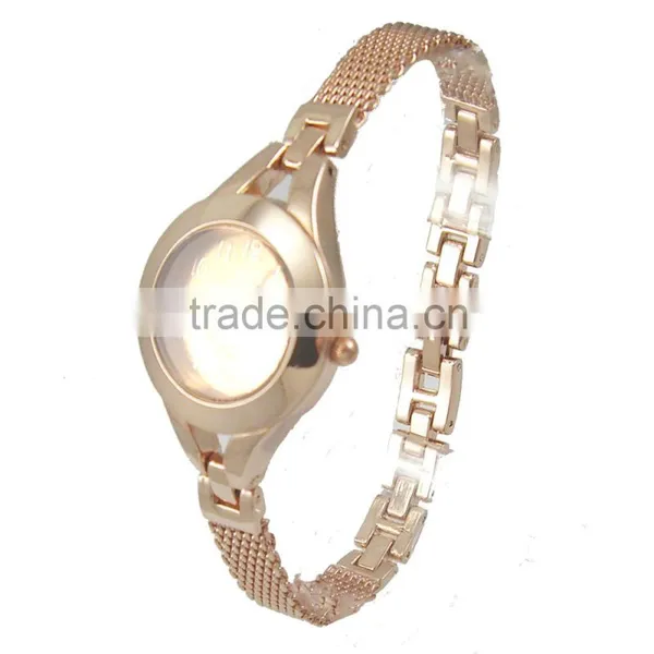 New Models Alloy Case Mesh Band With Good Plating Japan Movt Lady Watches photo-3