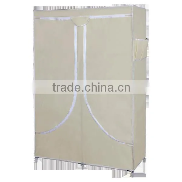 Cheap Folding Easy Assemble Non-woven Fabric Wardrobe Closet , Durable Large Assemble Wardrobe photo-2
