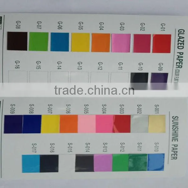 Sunshine Paper(color Glassy Coated Paper)&glazed Paper