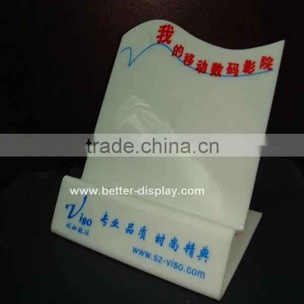 Custom White Acrylic Tablet Display Stand With Logo photo-3