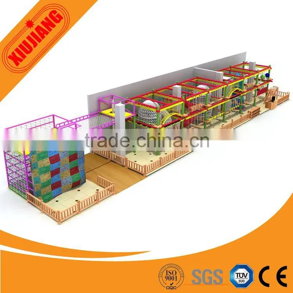 Xiujiang New Design Indoor Outdoor Challenge Equipment Climbing Nets for Kids photo-4