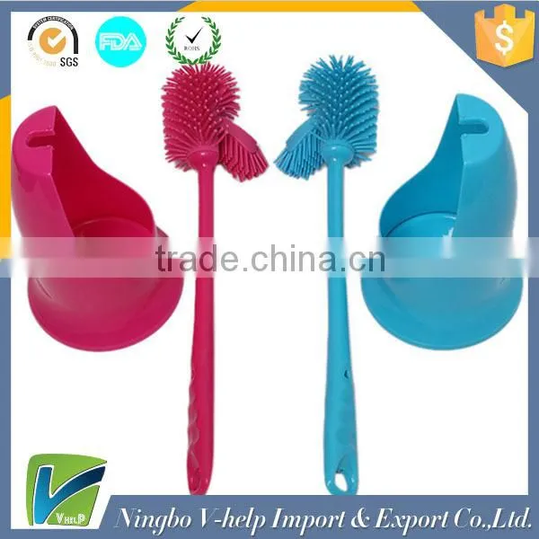 Multifunction Cleaning Bathroom Toilet Brush With Holder photo-2