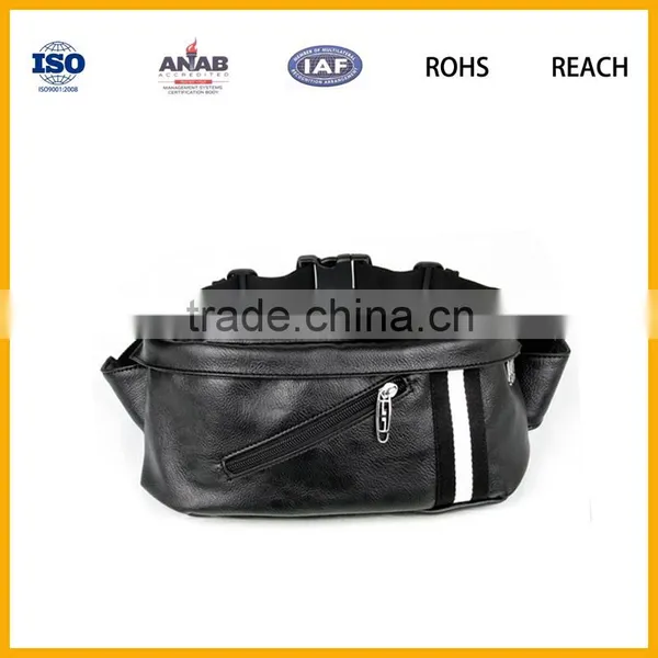 BSCI High Quality PU Multilayer Waist Bag With Adjustable Strap for Cycling, Outdoor photo-2
