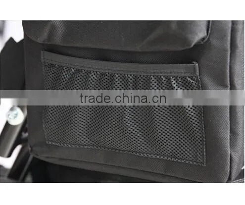 Topmedi 1xSmall Waterproof Armrest Pannier Bag Interior Zipper Hook&Loop Tape Deluxe Scooter Bag photo-4