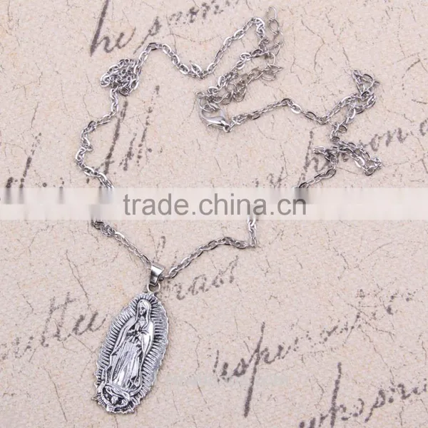 New Arrival Imitation Jewelry Handmade Chain Necklace Religious Necklace Our Lady of Guadalupe Necklace Imitation Jewelry photo-2