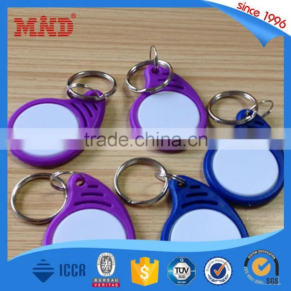MDK5 Customized RFID 125Khz Proximity ID Token Blank Key Tag Keyfob Chains photo-5