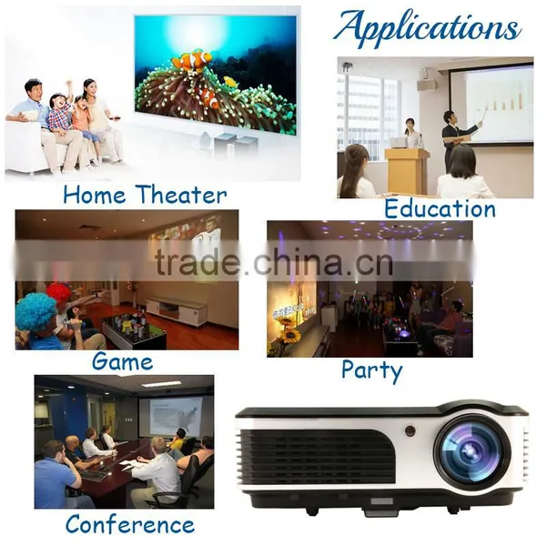 3800Lumens Video Portable Led Multimedia Projector Use for Home Theater photo-5