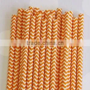 Red Drinking Paper Straws With Christmas Candy Cane Design photo-3