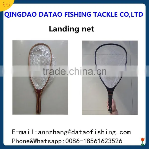 Hand Wooden Rubber Fishing Net photo-2
