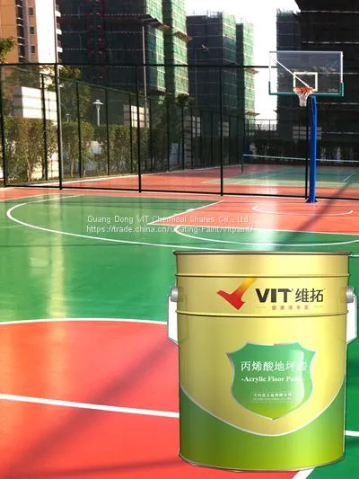 Court floor arcylic paint
