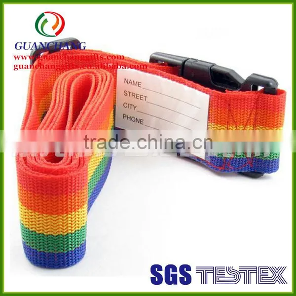 Personalized Metal Buckle Elastic Luggage Straps photo-3