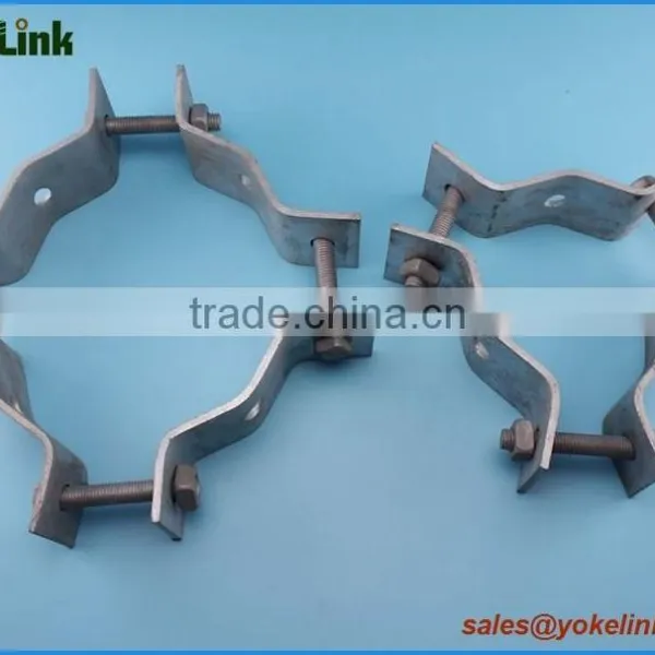 2-way/3-way/4-way Adjustable Type Single Offset Pole Band/Pole Hoop Clamp photo-3