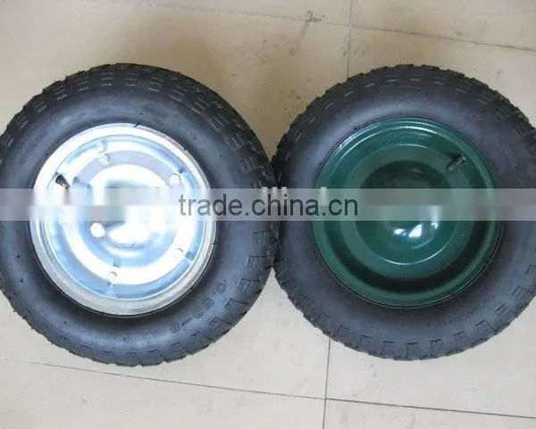 3.50-8 PU Tubeless Tyres Small Balata Wheel photo-4