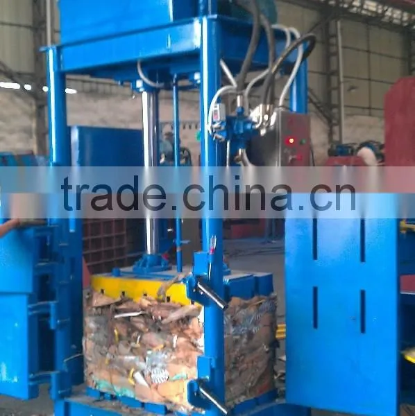 CE ISO Certification VB-100T Hydraulic Waste Plastic Baler Machine Vertical Baler photo-3